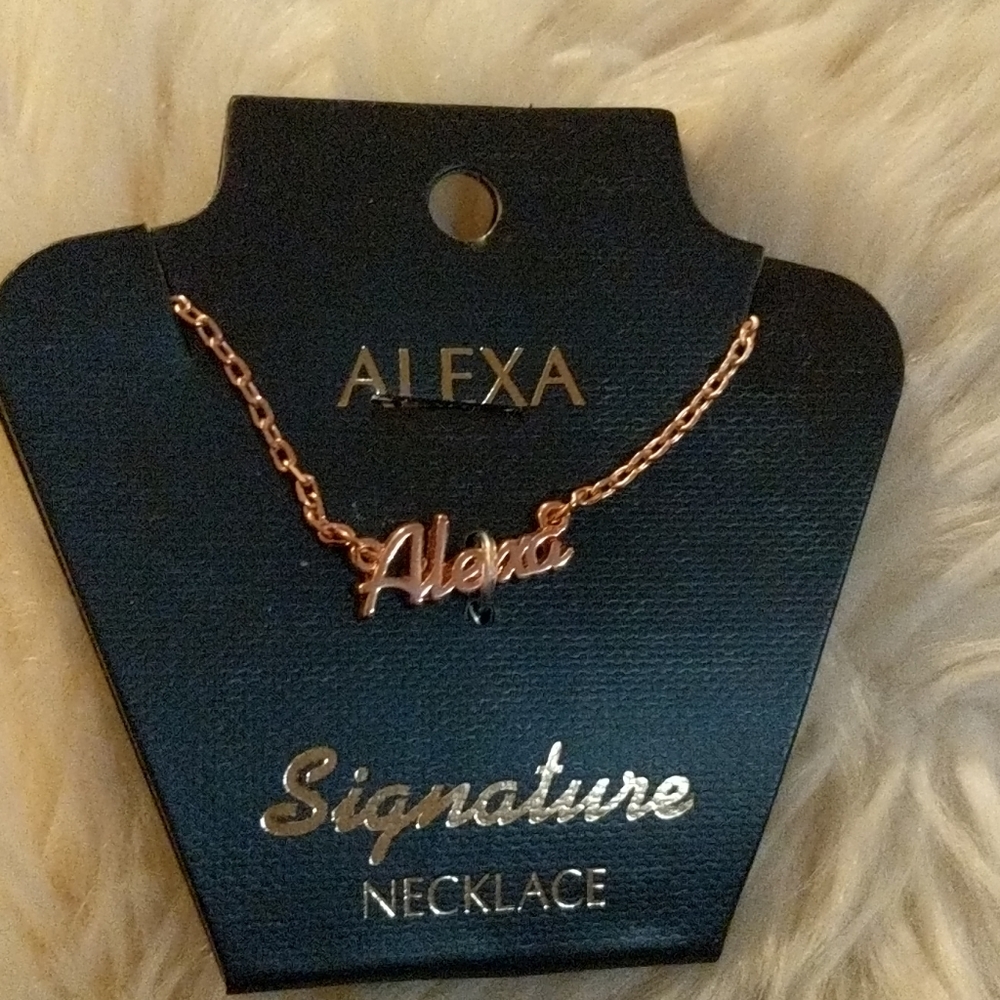 Alexa Rose Gold Necklace